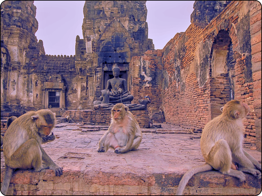 Khmer Phra Prang Sam Yod Lopburi thailandia